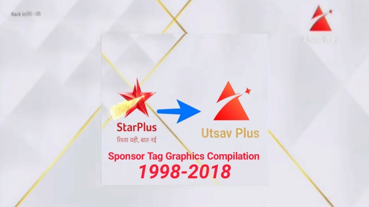 Star Plus & Utsav Plus(UK & Europe) Channel Sponsor Tag Graphics Compilation (1998-2021)