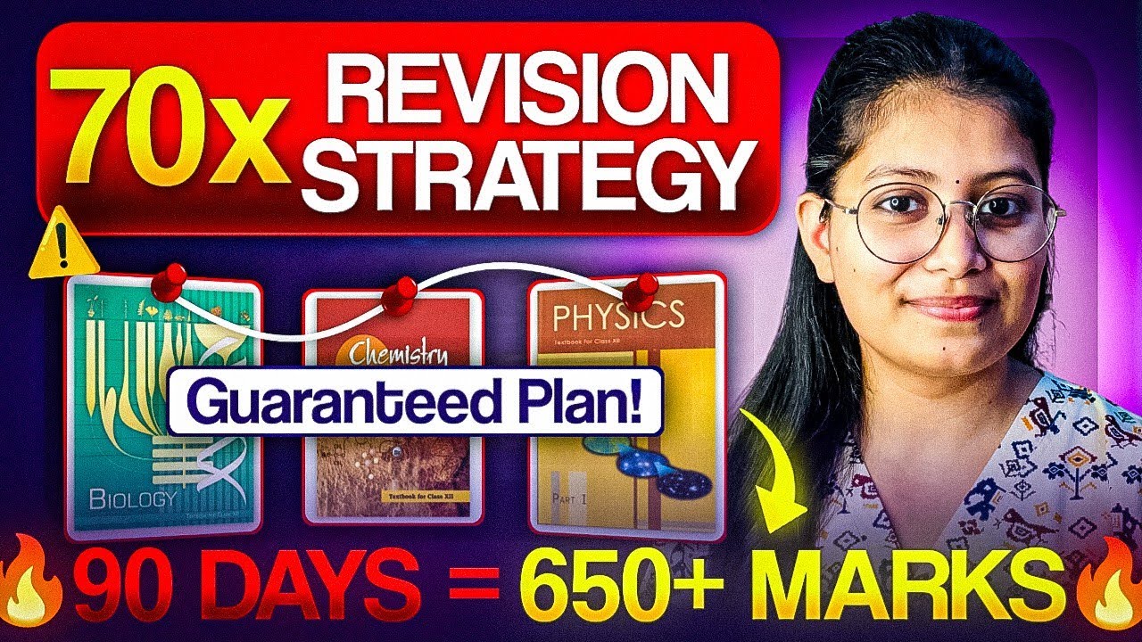 How I Revised NEET Syllabus **70 Times**📚🔥 Scored 620 marks✅| NEET 2026 Last 90 Days Study Plan 🚀