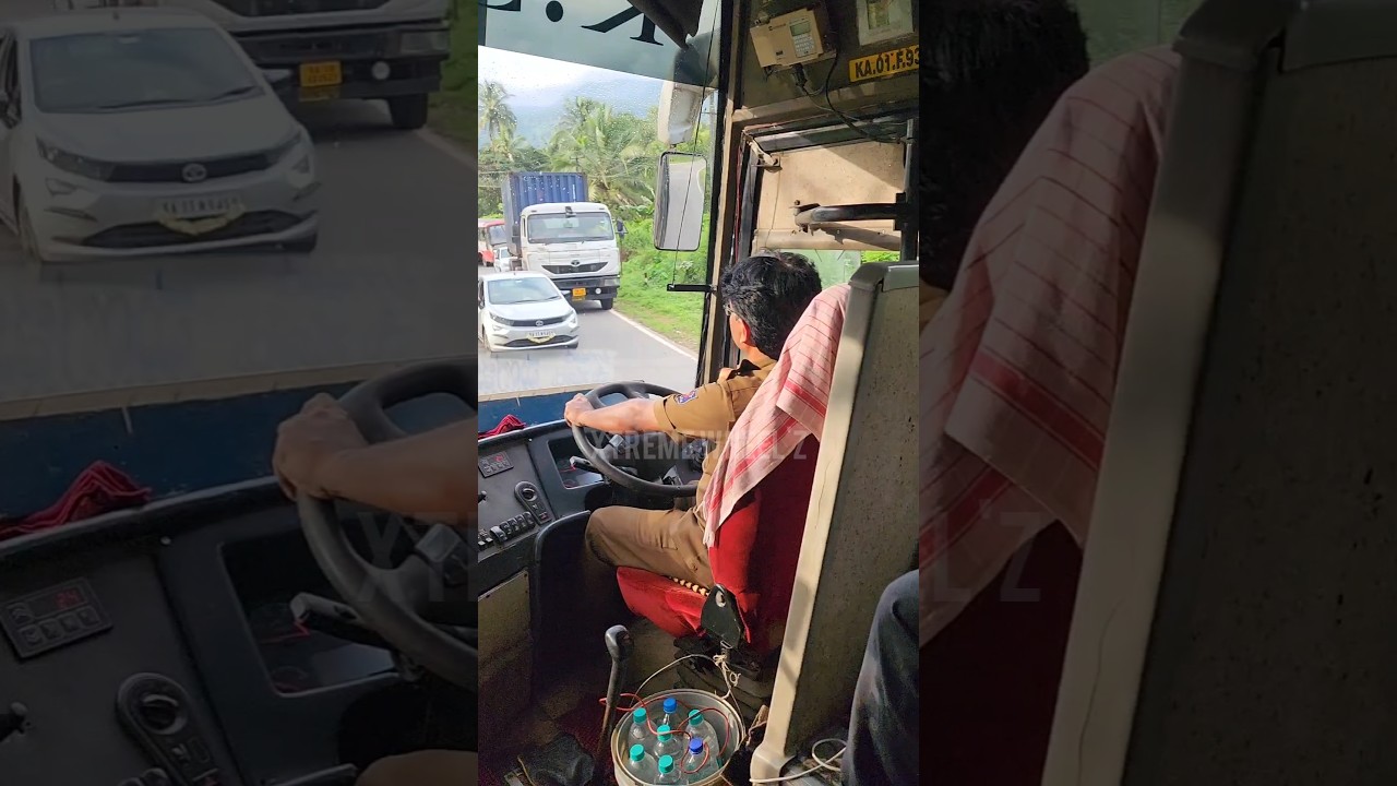 Just miss an Accident😱 Experienced volvo driver save life from hurry car man🙌 #short#youtube#volvo