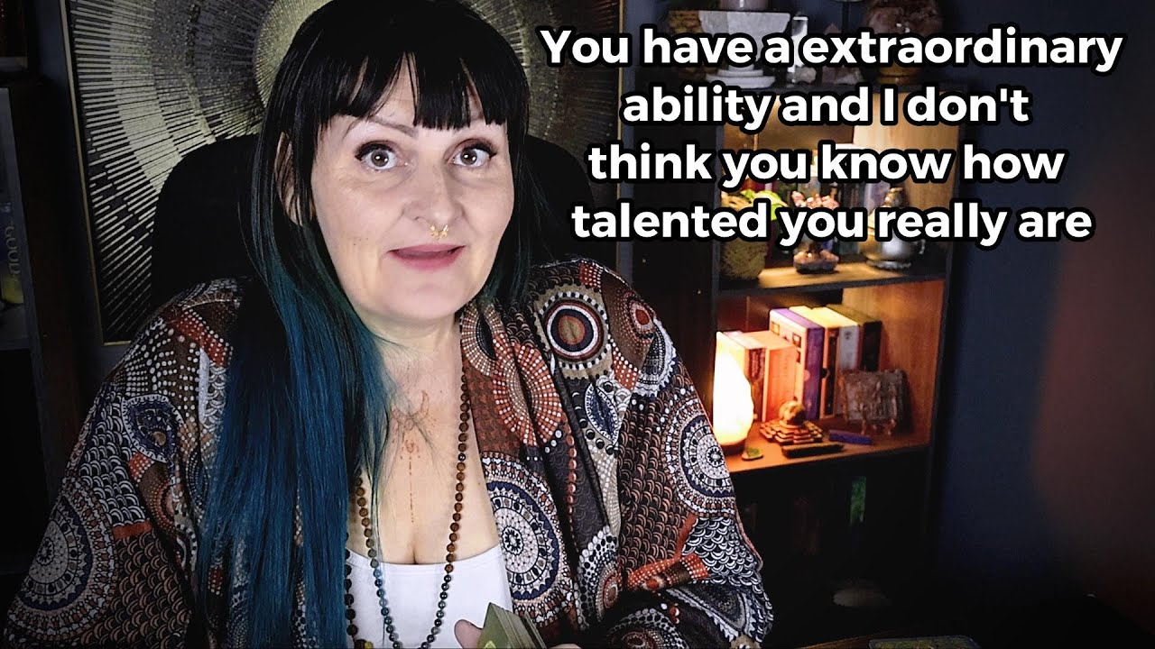 You are extra ordinary and you are about to find out how talented you are - tarot reading