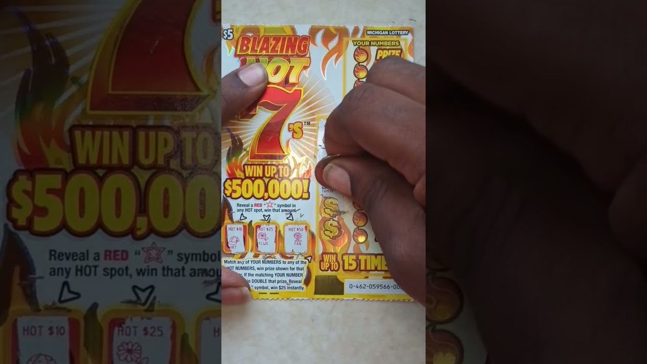 BLAZING HOT 7's🔥! MICHIGAN LOTTERY! #scratchtickets #viral #lotterygames #crazy #entertainment #ypsi