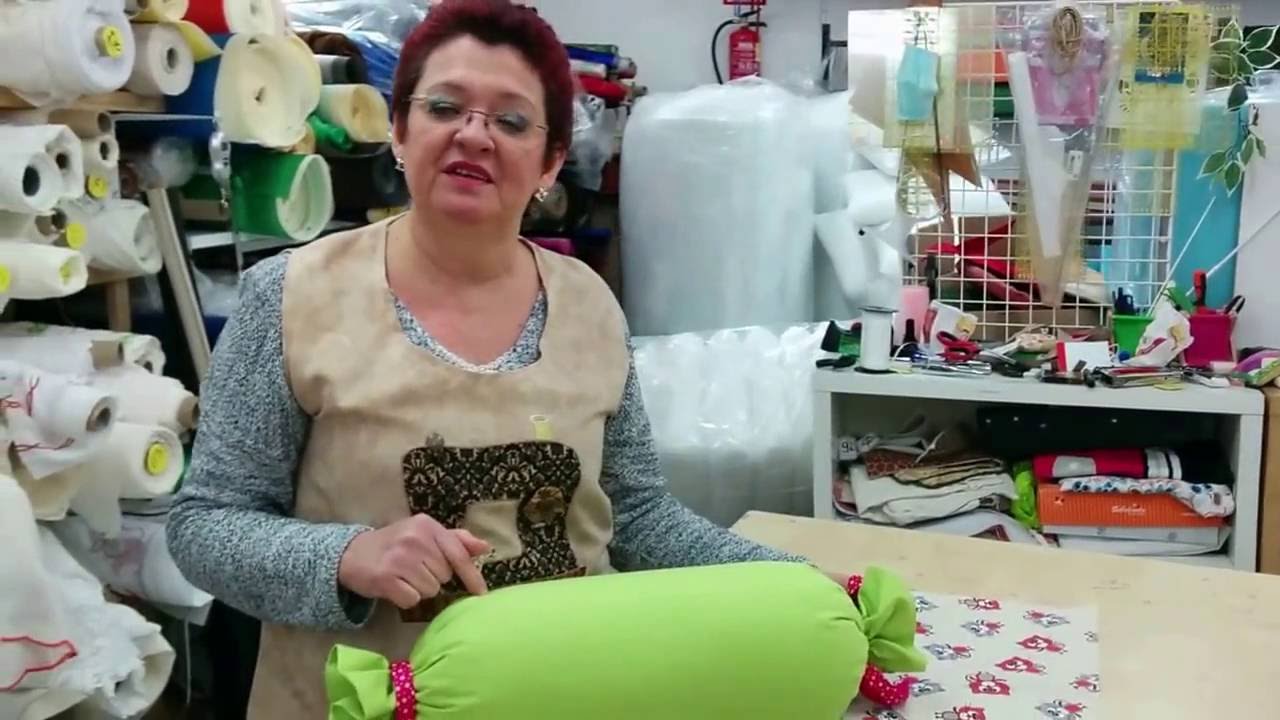 TUTORIAL COJIN CARAMELO O RULO