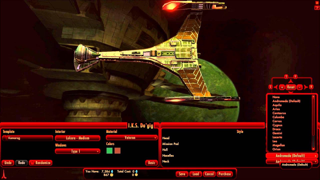 Star Trek Online: Kamarag Battle Cruiser