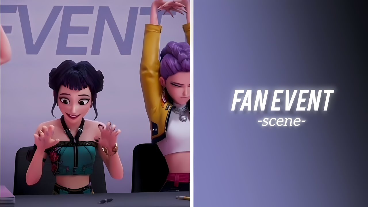 Fan Event scene FHD | Kpop Demon Hunters 
