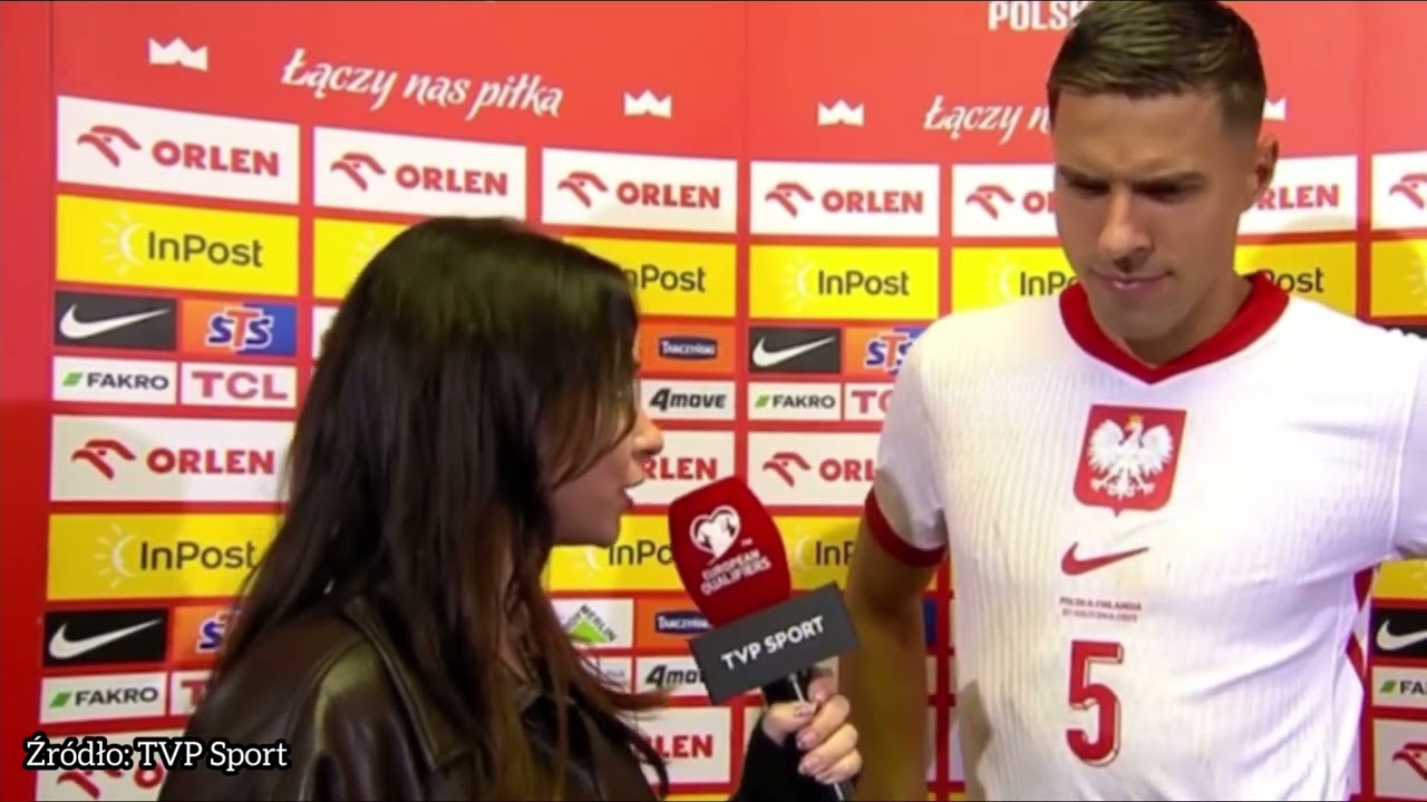 Jan Bednarek wywiad po meczu Polska - Finlandia