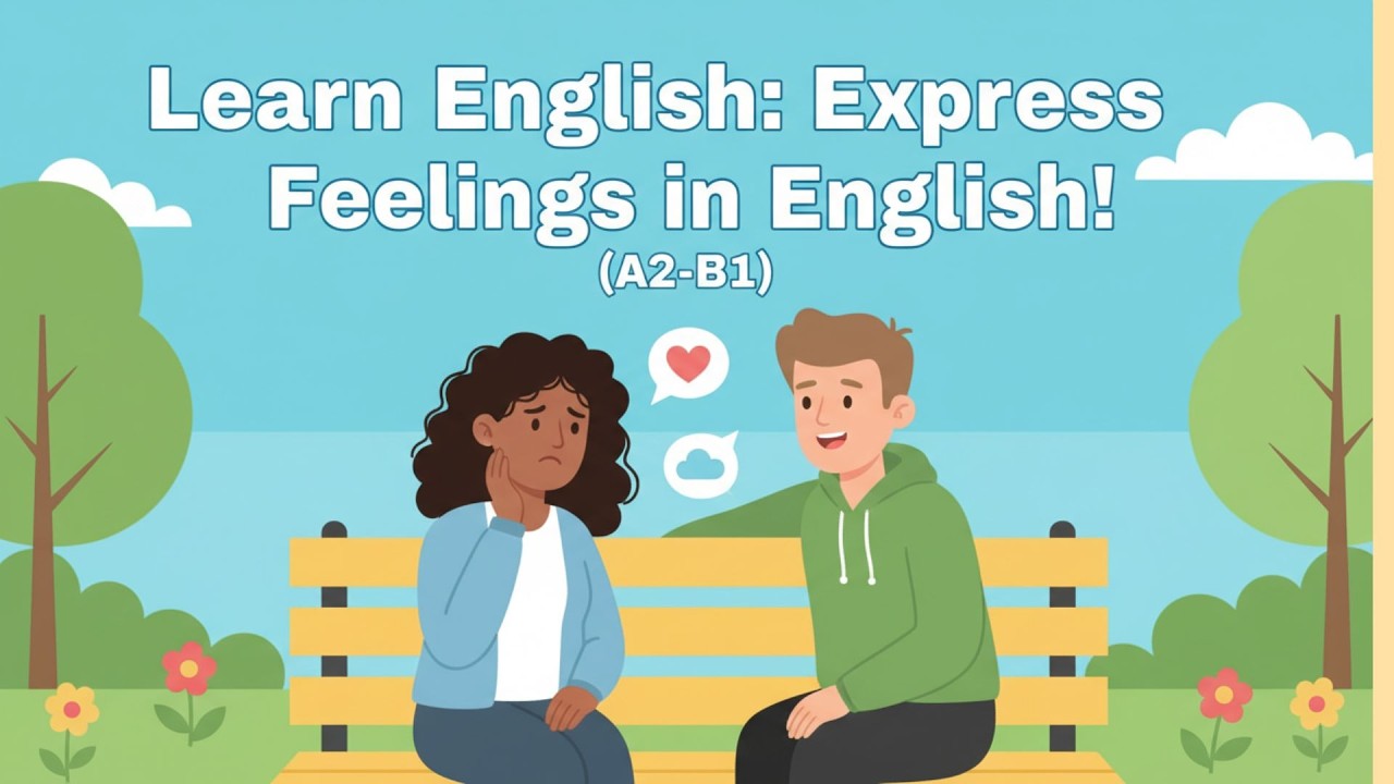 Express Your Feelings in English! (A2-B1 English Learner Podcast)