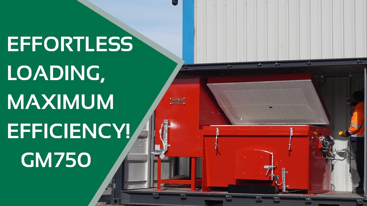 Game changing winch system on containerised GM750 incinerator