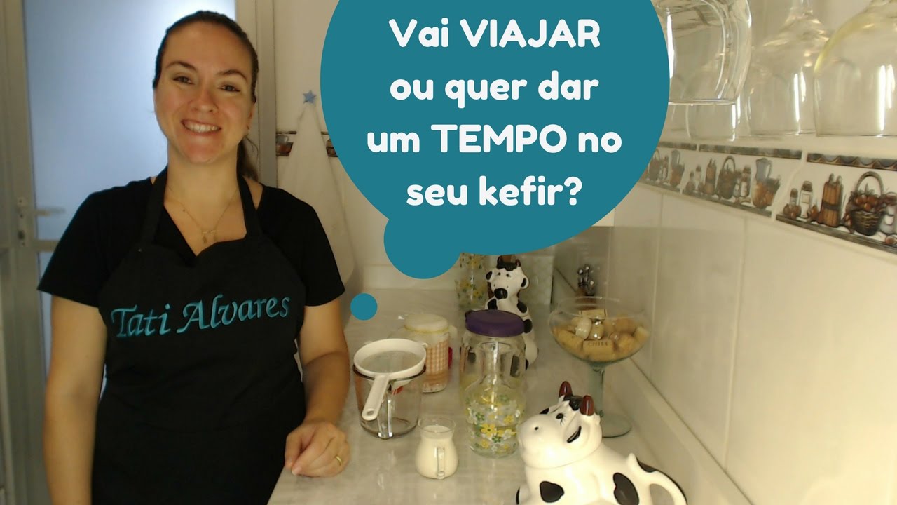 Vai Viajar ou Quer dar Um Tempo no Seu Kefir?