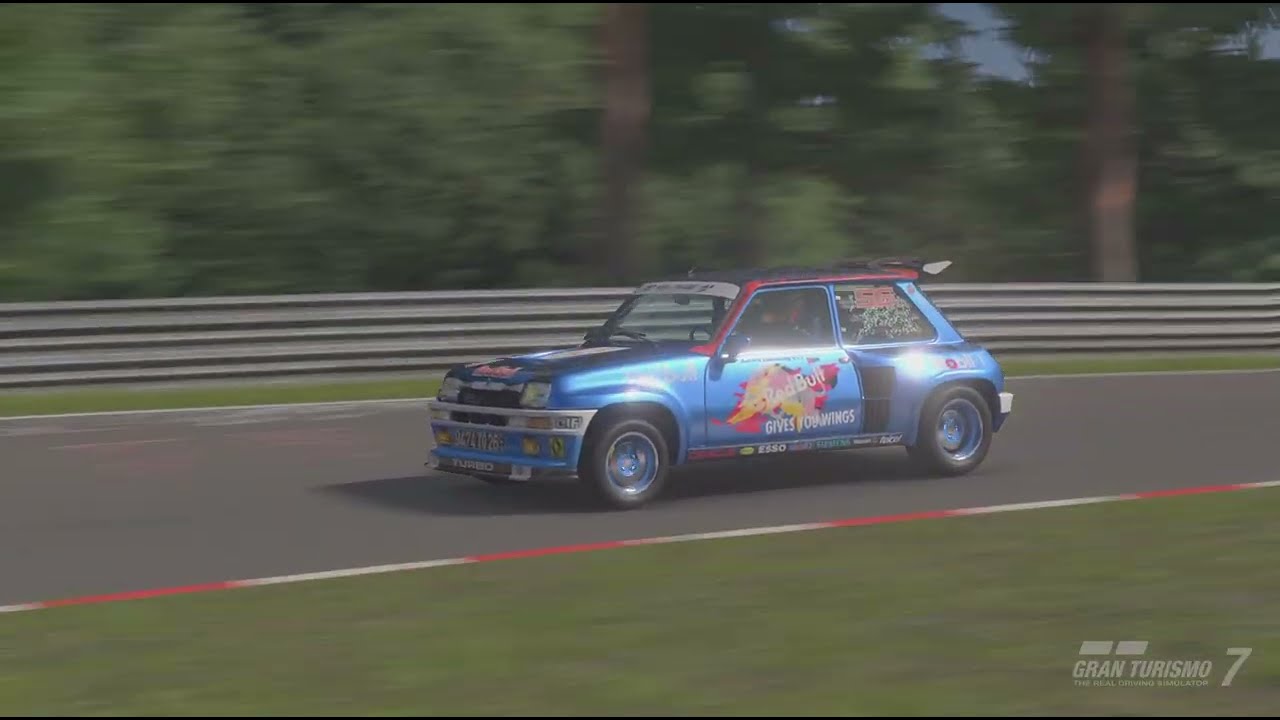 Renault 5 Turbo '80 RedBull edition 401 hp racing on the Nordschleife 🏁