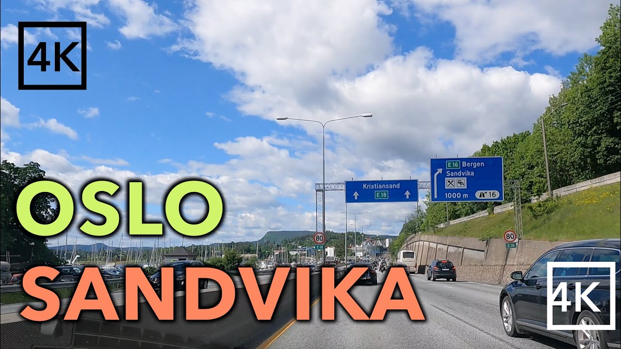 Driving OSLO to SANDVIKA 🇳🇴- Norway