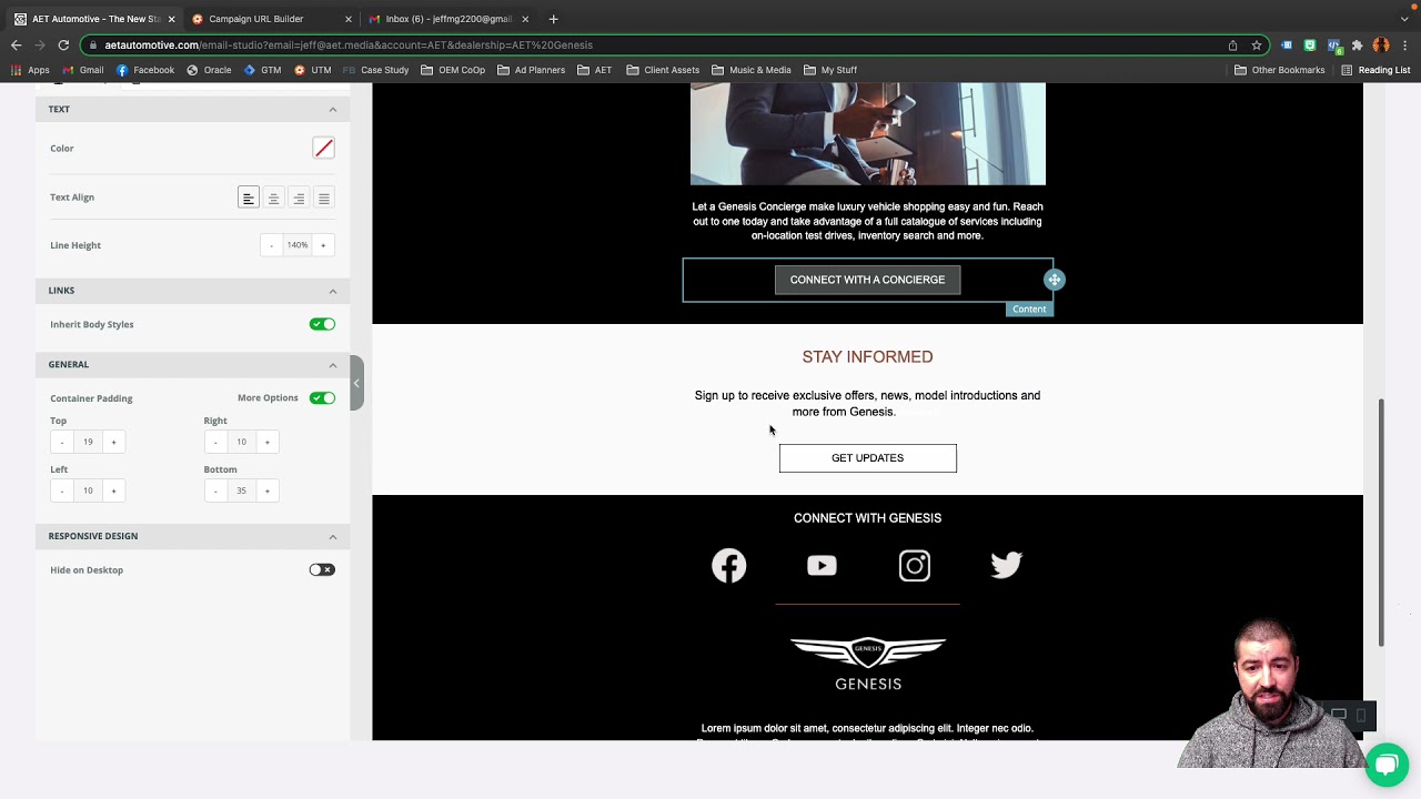 User Tutorial Videos | AET Email Studio
