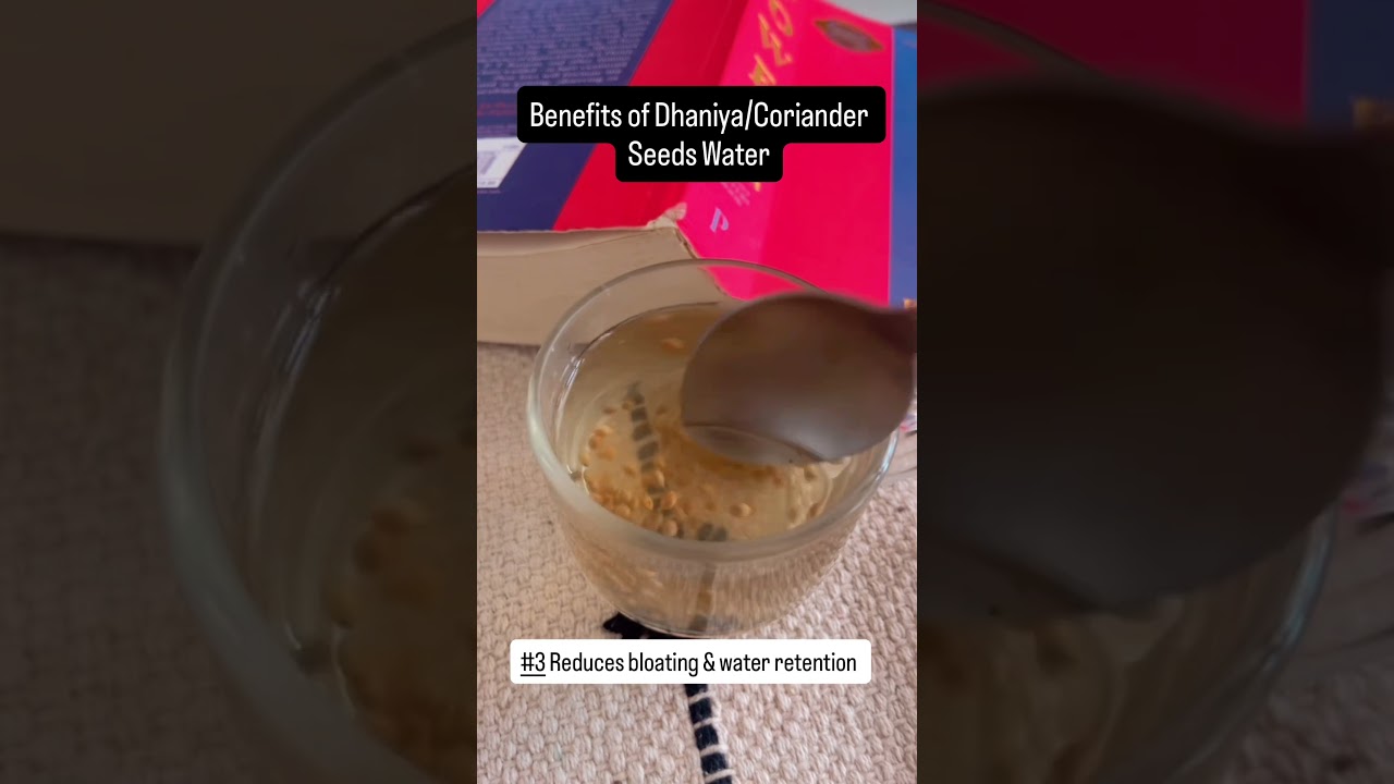 Dhaniya Seed Water 🌿For PCOS, Thyroid & Bloating 