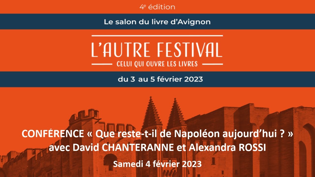 Conf&eacute;rence David CHANTERANNE et Alexandra ROSSI - L'Autre Festival Avignon 2023