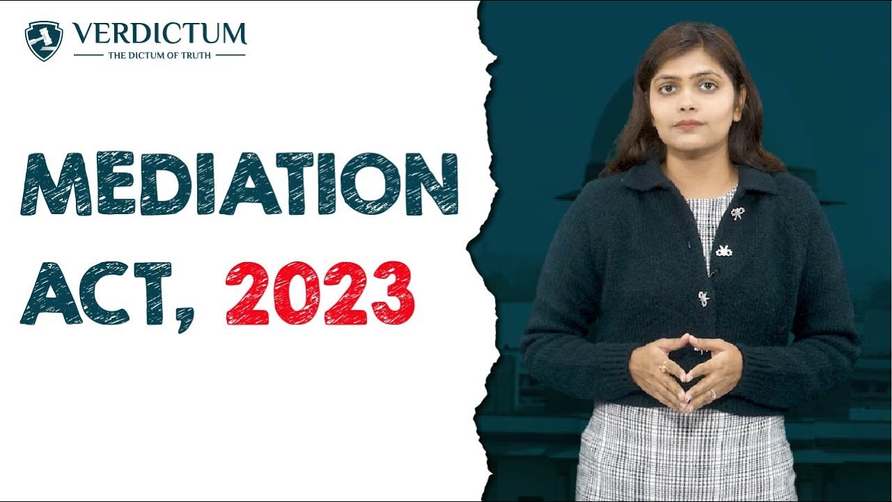 Mediation Act, 2023
