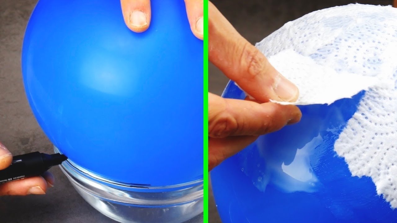 Avez-vous déjà collé du papier absorbant sur un ballon ? Ça, c'est des lambeaux !