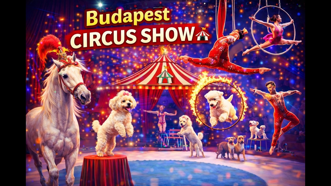 Budapest Circus Show 🎪 Dogs, Horses & Amazing Acrobatics | Live Stream