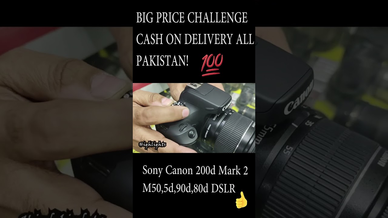 Best DSLR camera For Vlogging or Photography 😧 #shorts @MultiTalentedPakistan