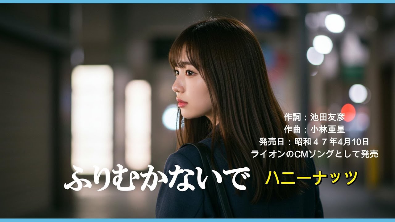 【ふりむかないで】ハニー・ナッツ