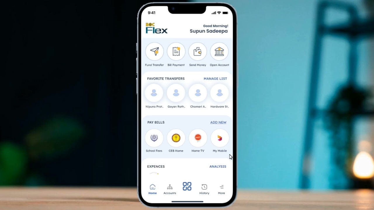 Flex Series 04 | ඔබ කැමති විදිහට BOC Flex App එකේ Dashboard එක හදාගන්නේ මෙහෙමයි.