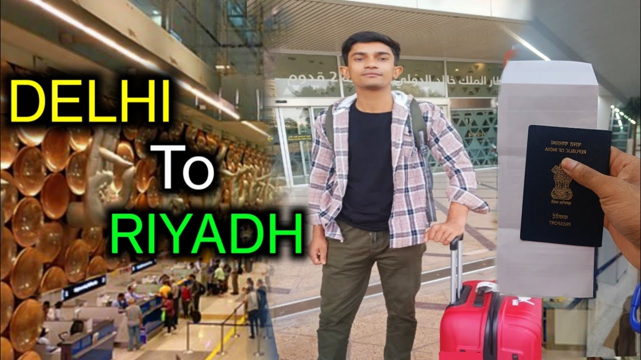 First Time International Flight | Delhi To Riyadh | Air India Airlines