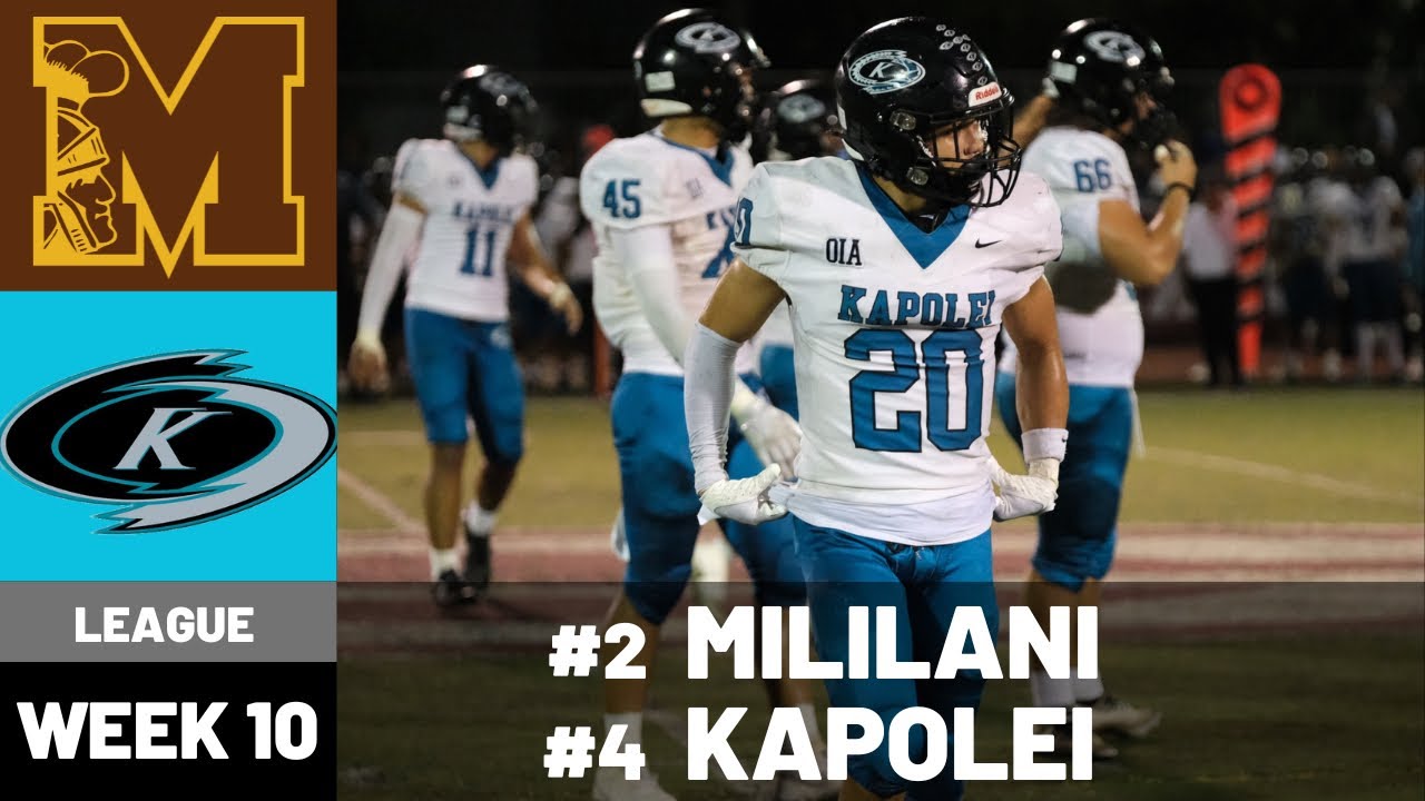 Mililani vs Kapolei | Hawaii Highschool Football