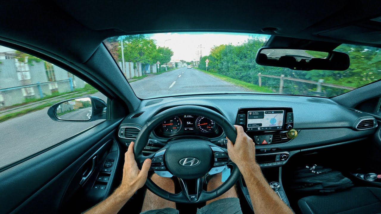 Leaving Slovakia | Hyundai i30N POV drive | binaural audio | music on