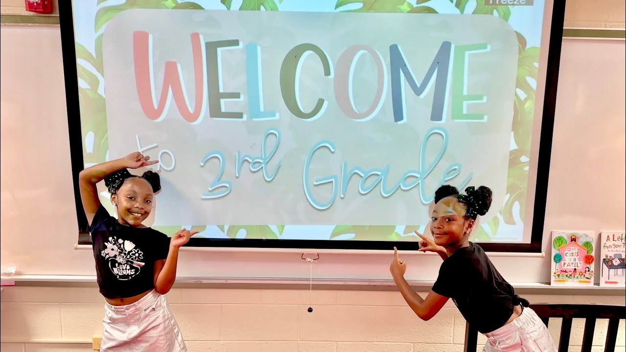 We’re so nervous to go to a new school for 3rd Grade! Open House/Meet the teacher day😩