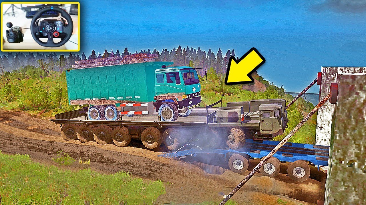 Gagal Towing Gelimpang di Jembatan - Spintires Mudrunner