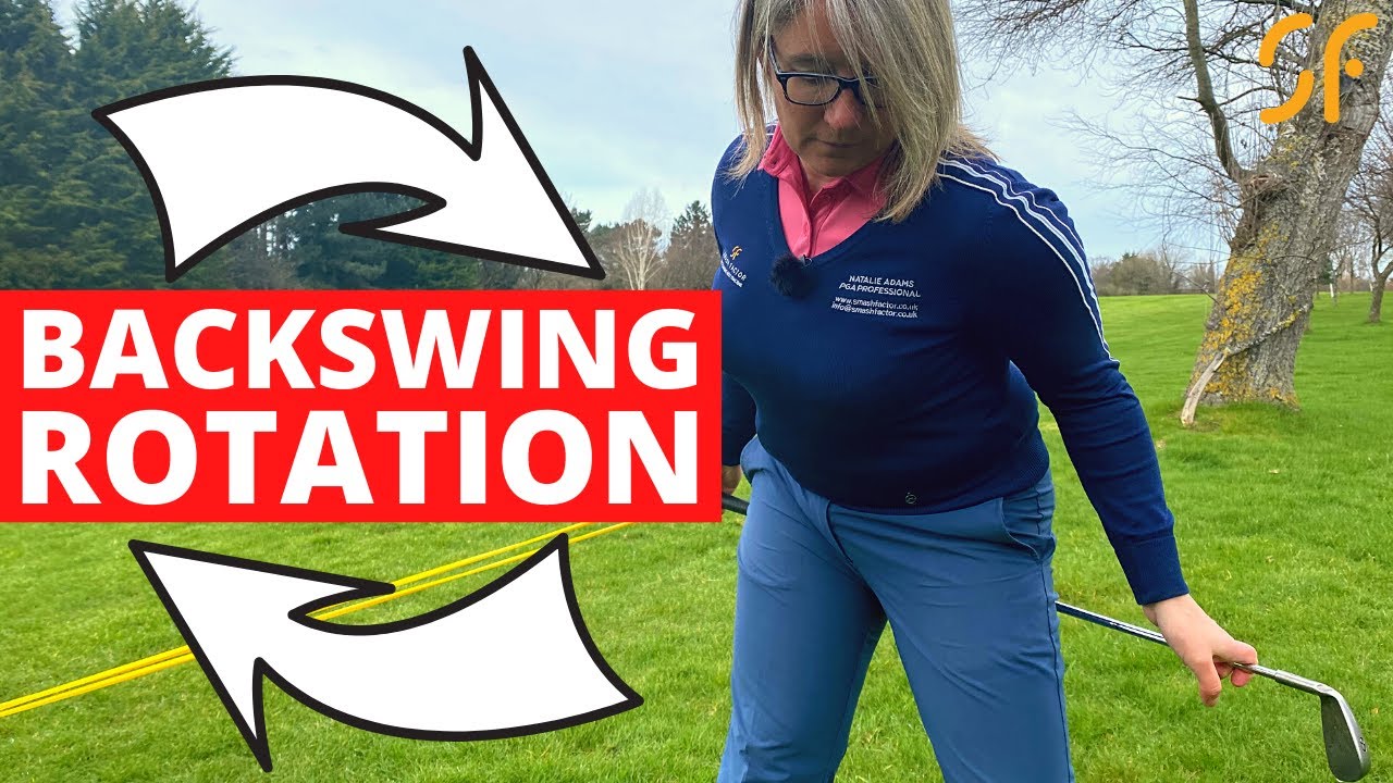 Best ROTATION DRILL for your BACKSWING - SIMPLE FEEL DRILL