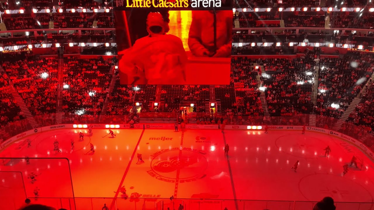 Detroit Red Wings intro vs. Lightning 2/8/25