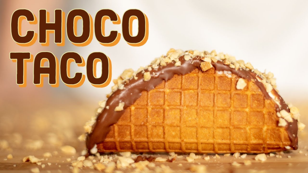 Easy Homemade CHOCO TACO  Recipe  - The superior Ice Cream Sandwich -