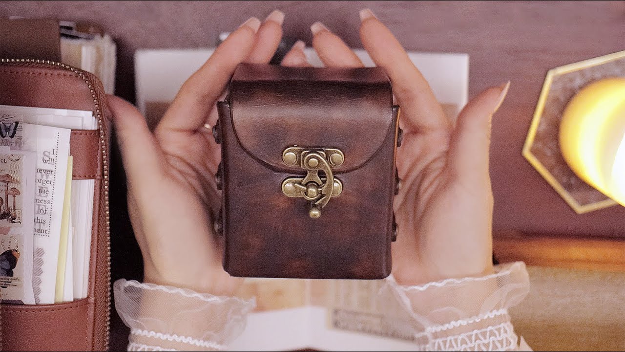 ASMR | Винтажное украшение дневника | no talking