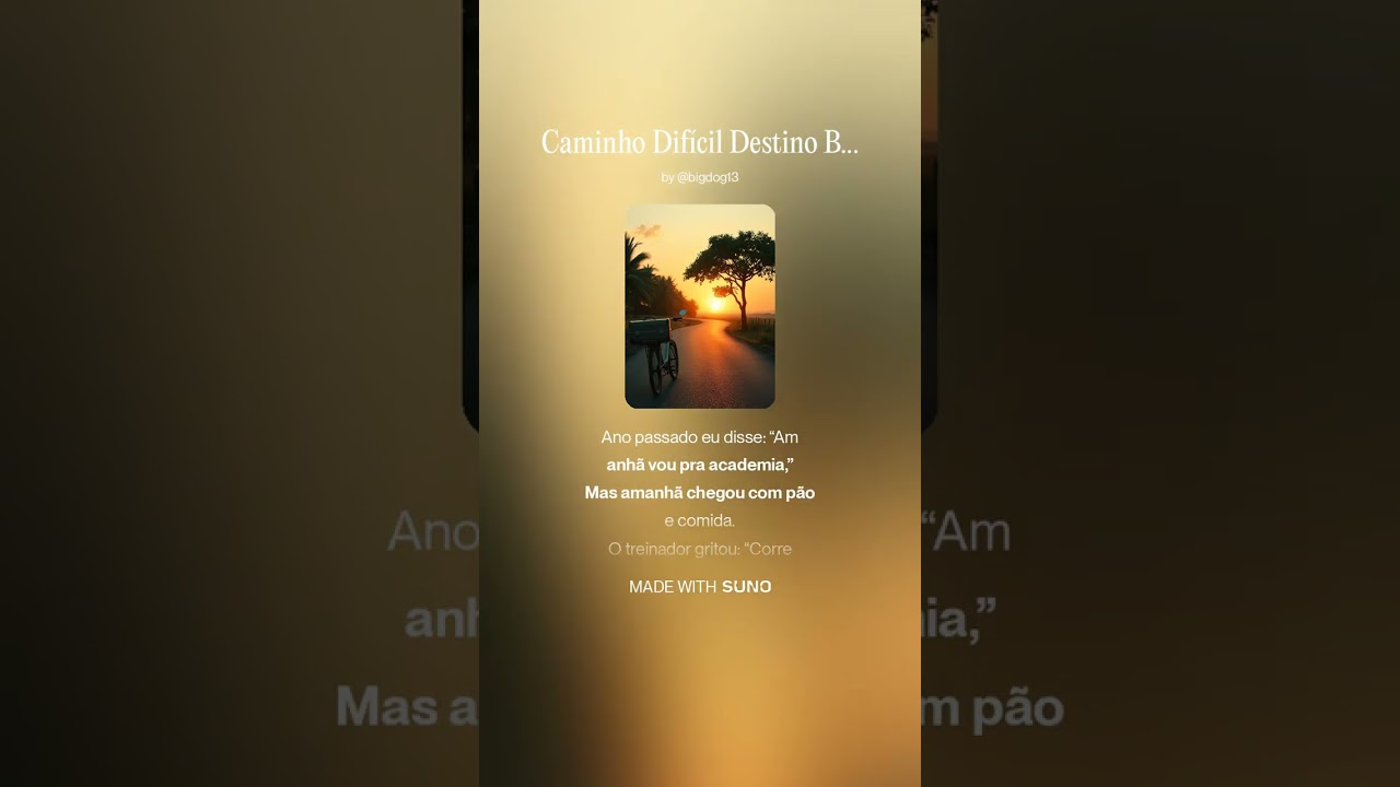 Caminho Difícil Destino Bonito (Portuguese Bossa Nova Female) Rough Road | Verman Bedessee & BDC AIM
