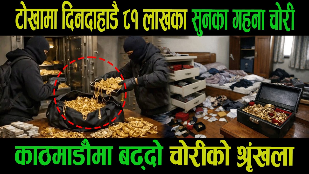 टोखामा दिनदाहाडै ८१ लाखका सुनका गहना चोरी| काठमाडौँमा बढ्दो चोरीको श्रृंखला|Sarita|Goodtv|Today News