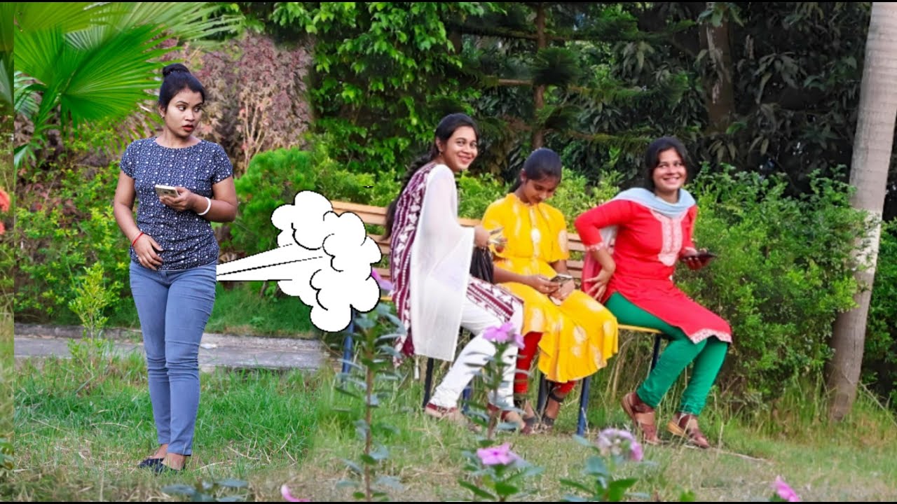 Funny Fart Prank on Public Part- 181 😜! N2o Shreya