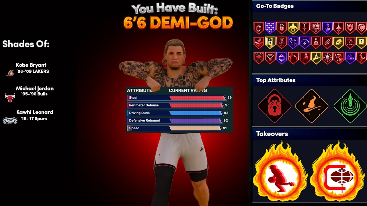 *НОВИНКА* НЕИСПРАВИМАЯ СБОРКА ПОЛУБОГА РОСТА 198 СМ В NBA2K26! ЛУЧШАЯ СБОРКА В 2K26!