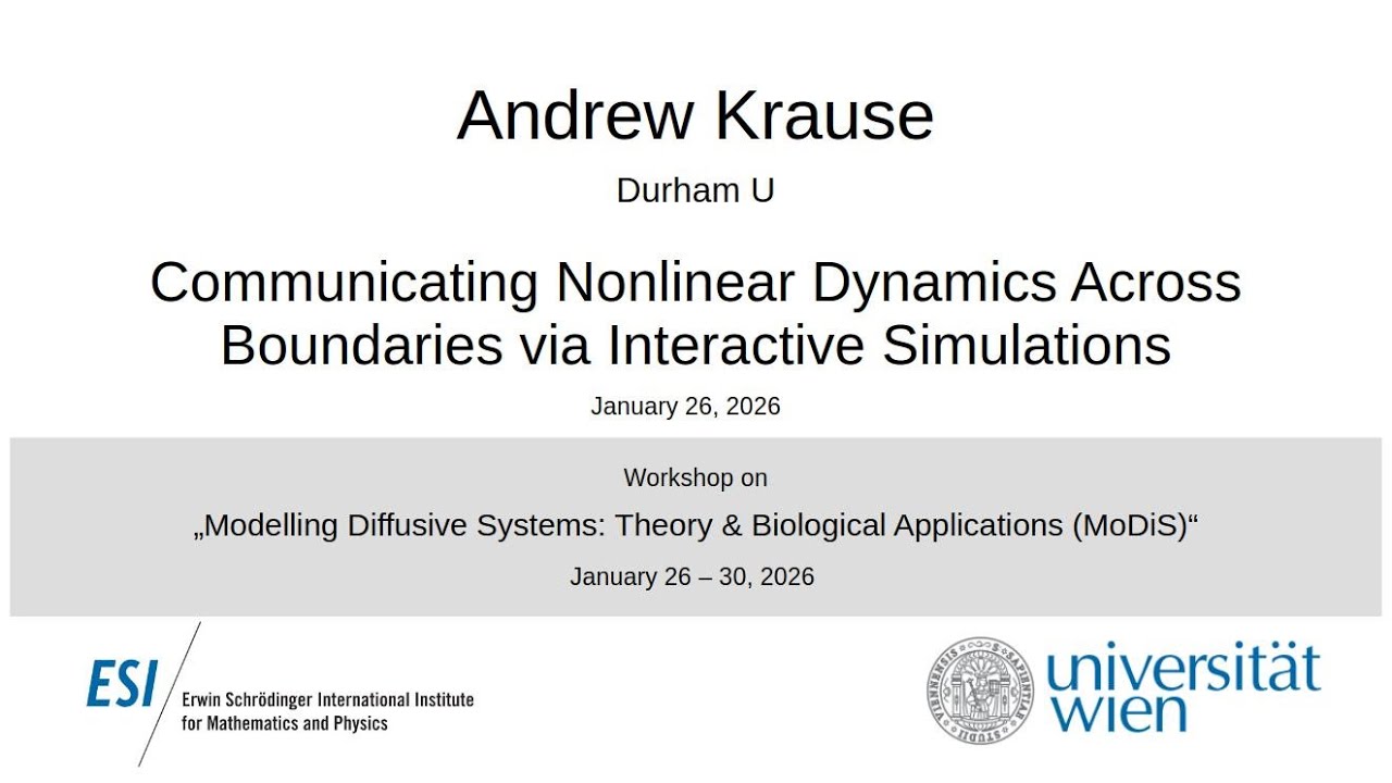 Andrew Krause - Communicating Nonlinear Dynamics Across Boundaries via Interactive Simulations