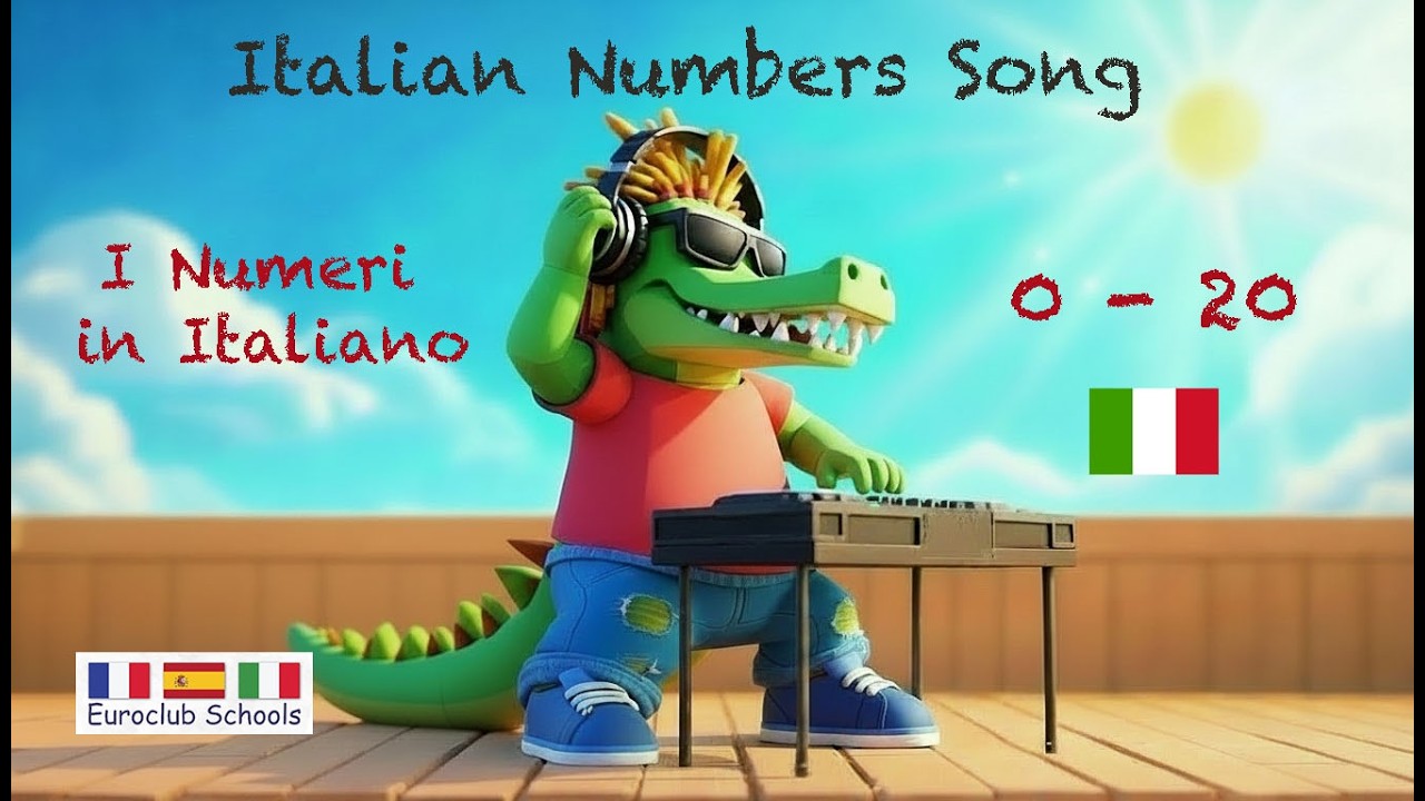 Italian Numbers Song 0 to 20 | Learn to Count in Italian | I Numeri da 0 a 20