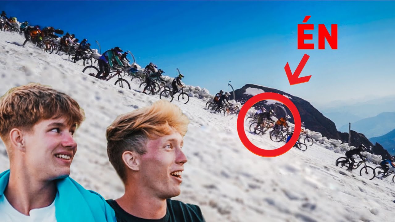 1000 bicós küzd a havas hegy ellen - Megavalanche futamunk