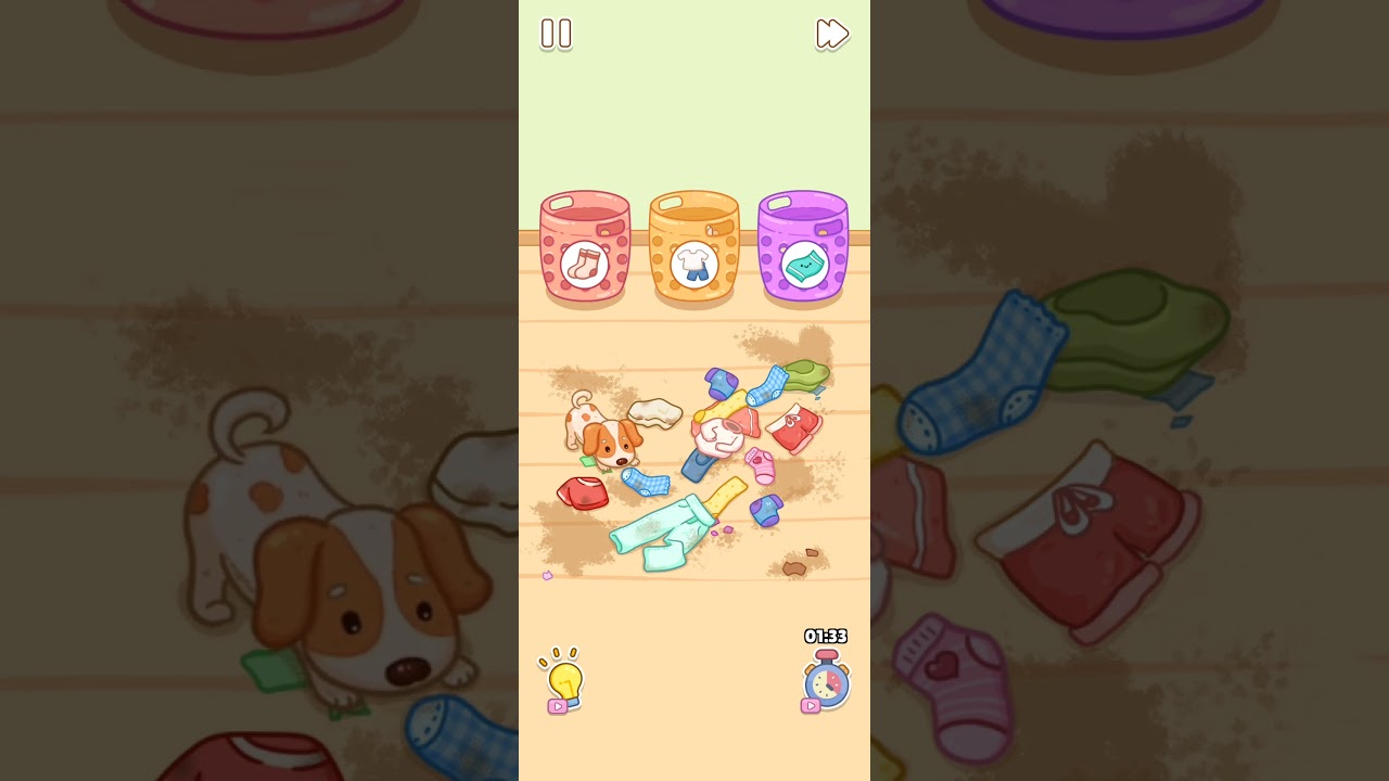 Satiszone: Perfect ASMR Tidy - Level 60 (Android) #games #asmr #satiszone #cleaning #sort #clothes