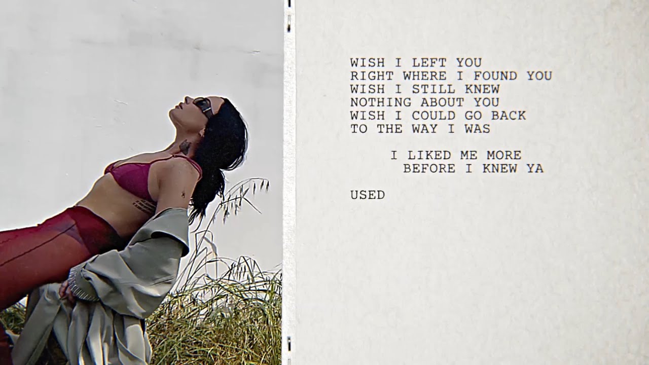 Demi Lovato - Before I Knew You (Official Lyric Video)