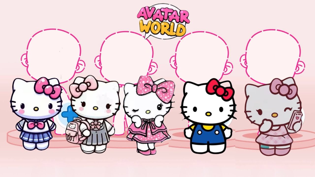 Creating Hello Kitty in Avatar World #avatarworld