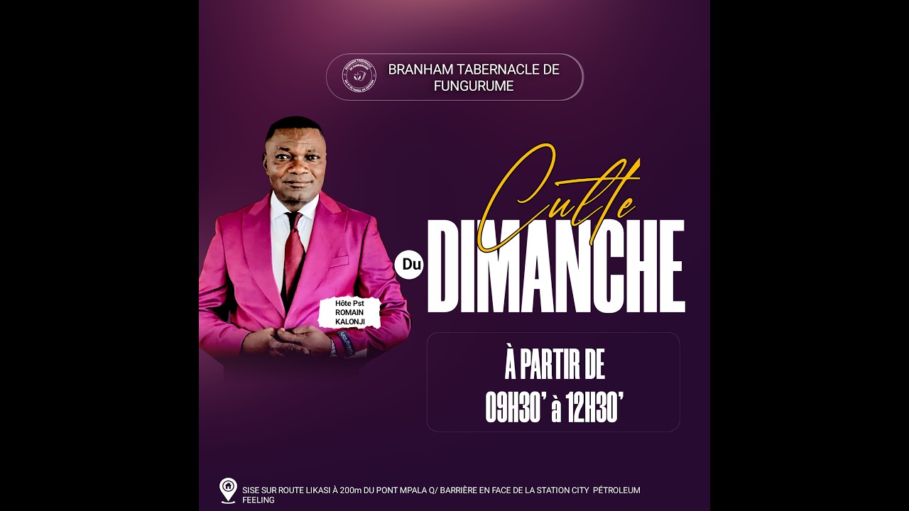 CULTE DOMINICAL DU 22/02/2026/DIEU SAIT CE QU'IL FAIT //PASTEUR DELPHIN