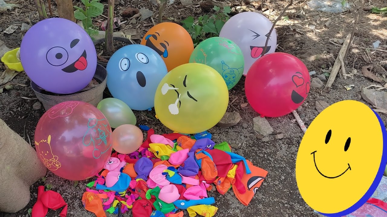 Waaoo banyak balon emoji lucu 😱🤩🤩 | yuk kita pompa 😻😻