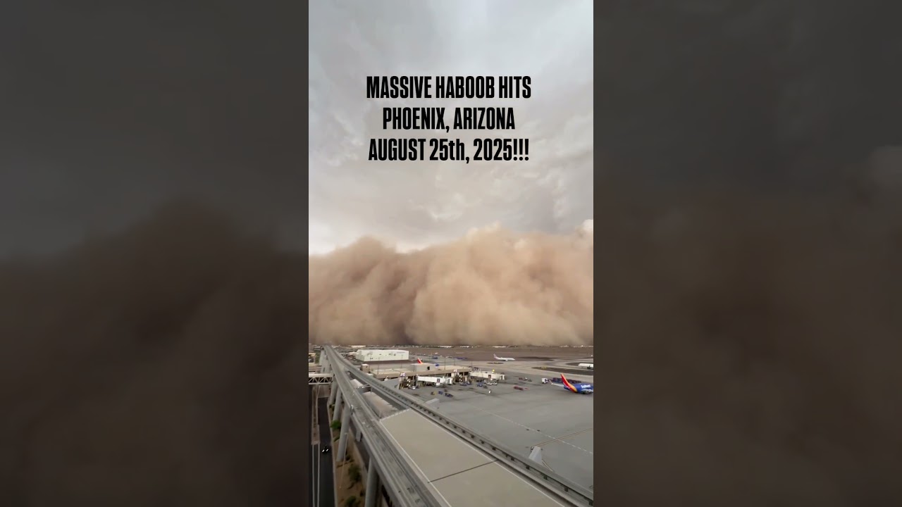 Insane haboob hits Phoenix, Arizona!!!! #azwx #haboob #monsoon