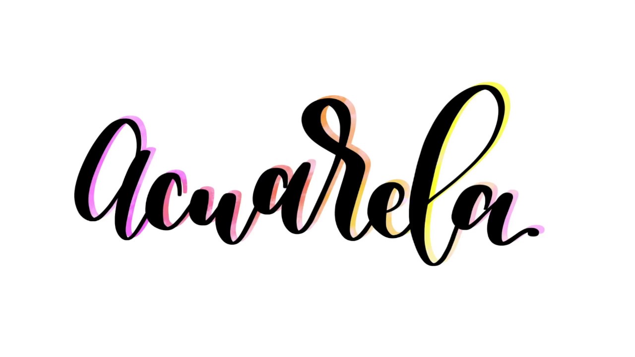 Ipad lettering con Procreate: clase 2