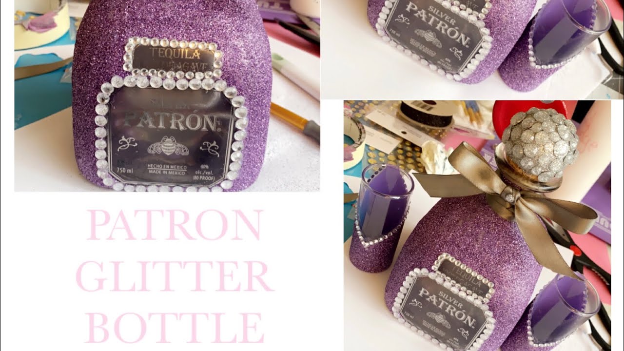 Patron Glitter Bottle