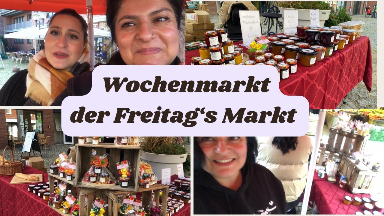 Ich stehe das erste mal auf dem Markt | Wochenmarkt | Sabret Şükret Seyret | Vlog | mein Alltag