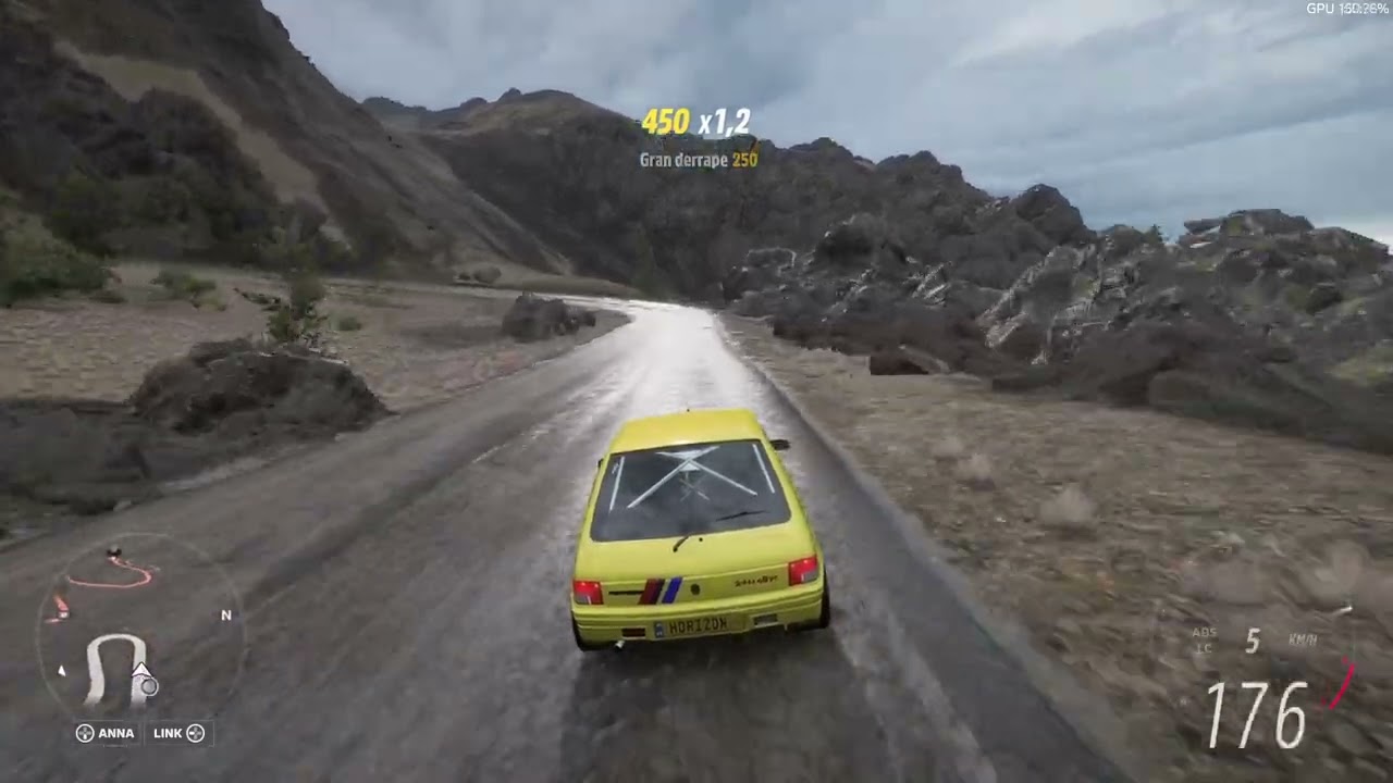 Forza horizon 5 Peugeot 205 GTI FWD A Class setup