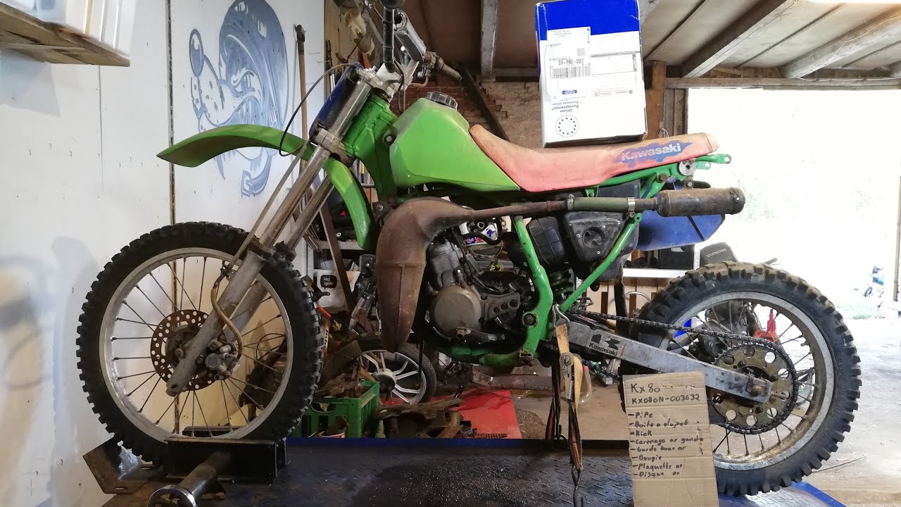 Remise en route kawasaki kx80 1988 - Colis de pi&egrave;ces